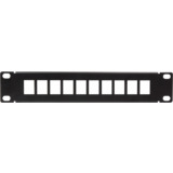 LogiLink 10" keystone Patch Panel, schwarz