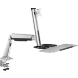 LogiLink sitz-steh Arbeitsplatz, fr 1 Monitor, silber