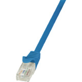 LogiLink Patchkabel, Kat. 5e, U/UTP, 0,25 m, blau