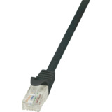 LogiLink Patchkabel, Kat. 5e, U/UTP, 5,0 m, schwarz