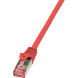 LogiLink Patchkabel, Kat. 6, S/FTP, 0,5 m, rot