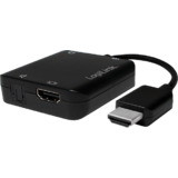 LogiLink 4K x 2K hdmi Audio extraktor Konverter, schwarz