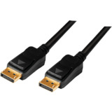 LogiLink aktives DisplayPort Anschlusskabel, schwarz, 15 m