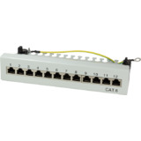 LogiLink desktop Patch panel Kat.6, geschirmt, 12 Port, grau