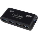 LogiLink usb 3.0 hub Super speed mit Netzteil, 4 Port