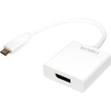 LogiLink usb-c - displayport Adapterkabel, wei