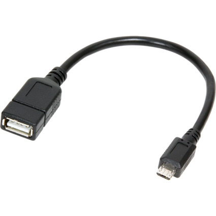 LogiLink USB Anschlusskabel,Micro USB-Stecker - USB-Kupplung