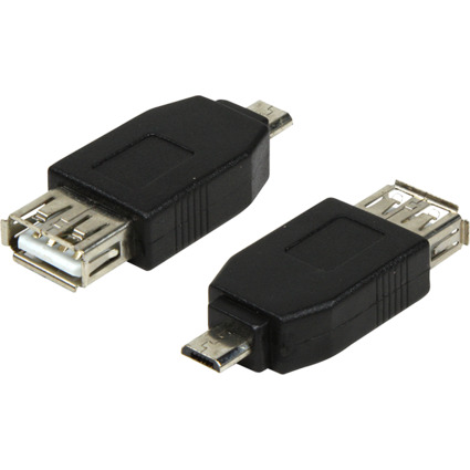 LogiLink USB 2.0 Adapter, Micro USB Stecker - USB Kupplung