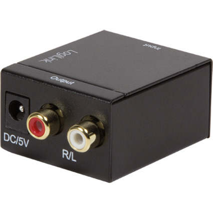 LogiLink Audio Konverter, Digital auf Analog, SPDIF/Koaxial