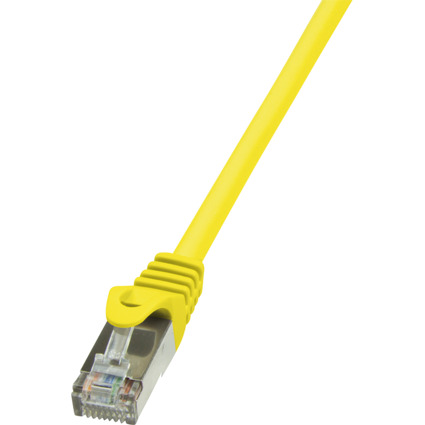 LogiLink Patchkabel, Kat. 5e, F/UTP, 7,5 m, gelb