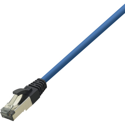 LogiLink Premium Patchkabel, Kat. 8.1, S/FTP, 0,5 m, blau