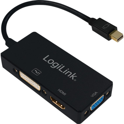 LogiLink 4K Mini DisplayPort auf DVI/HDMI/VGA Adapter
