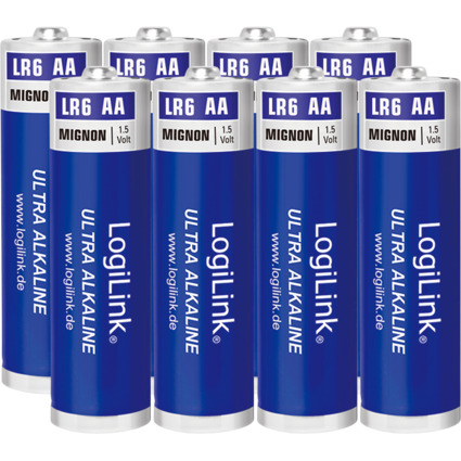 LogiLink Alkaline Batterie "Ultra Power", Mignon (AA/LR6)