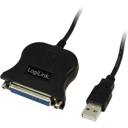 LogiLink USB 1.1 Druckerkabel, 25 Pol Sub-D, Lnge: 1,8 m