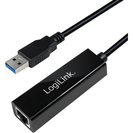 LogiLink USB 3.0 - Gigabit Ethernet Adapter, schwarz