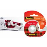 Scotch klebefilm Crystal clear 600, inkl. Handabroller
