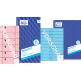 AVERY zweckform Formularbuch "Bonbuch", 105 x 198 mm, blau