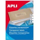 APLI Adress-Etiketten, 105 x 37 mm, transluzent