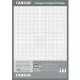 CANSON technisches Zeichenpapier, din A3, 90/95 g/qm