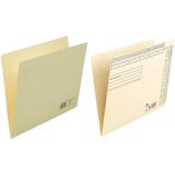 ELBA einstellmappe - kraftkarton 180 g/qm, chamois