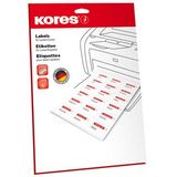 Kores Universal-Etiketten, Durchm.: 24 mm, wei, 25 Blatt