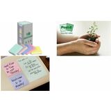 Post-it haftnotizen Recycling Notes, 51 mm x 38 mm, farbig