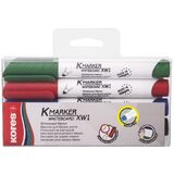 Kores whiteboard- & flipchart-marker "K MARKER", 4er Etui