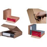 SMARTBOXPRO Ordner-Versandkarton, anthrazit, (B)50-80 mm