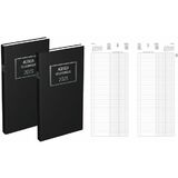 LECAS agenda de la Banque long 2024, 150 x 340 mm, 2 volumes