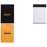 RHODIA notizblock No. 11, din A7, kariert, orange