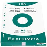 EXACOMPTA Karteikarten, din A4, blanko, grn