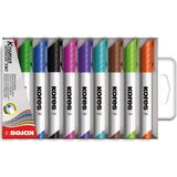 Kores whiteboard-marker K marker XW1, Rundspitze, 10er Etui