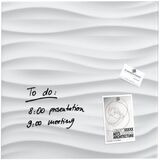 sigel glas-magnettafel "artverum" Design, (B)480 x (H)480 mm