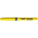 BIC textmarker "Highlighter Grip", Keilspitze, blau