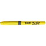 BIC textmarker "Highlighter Grip", Keilspitze, grn