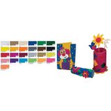 folia Bastelwellkarton, (B)500 x (H)700 mm, blau