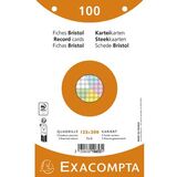 EXACOMPTA Karteikarten, 125 x 200 mm, kariert, farbig