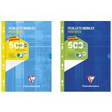 Clairefontaine feuillets mobiles perfors, A4, sys