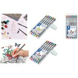 STAEDTLER Pigmentliner, Strichstrke: 0,5 mm, 6er Etui