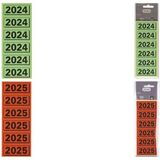 ELBA inhaltsschild "2024", grn, Mae: (B)57 x (H)25 mm