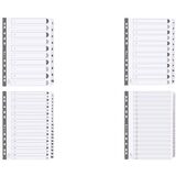 EXACOMPTA karton-register 1-10, din A4, wei, 10-teilig