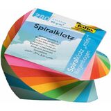 folia spiral Zettelklotz MIDI, 75 x 75 mm, farbig sortiert