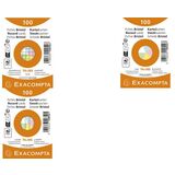 EXACOMPTA Karteikarten, din A7, blanko, wei