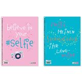 LANDR collegeblock "Pastell", din A4, liniert, 80 Blatt