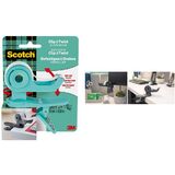 Scotch handabroller Clip & Twist, trkis, bestckt