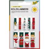 folia holzklammern mit druck "XMas I"