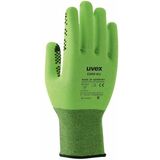 uvex schnittschutz-handschuh C500 dry, Gr.08, lime/anthrazit