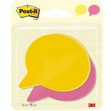 Post-it haftnotizen Notes die-cut "Sprechblase"