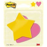 Post-it haftnotizen Notes die-cut "Blume & Sprechblase"