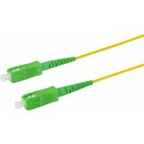 LogiLink lwl Patchkabel, 2x SC-Simplex, OS2, 0,5 m, gelb